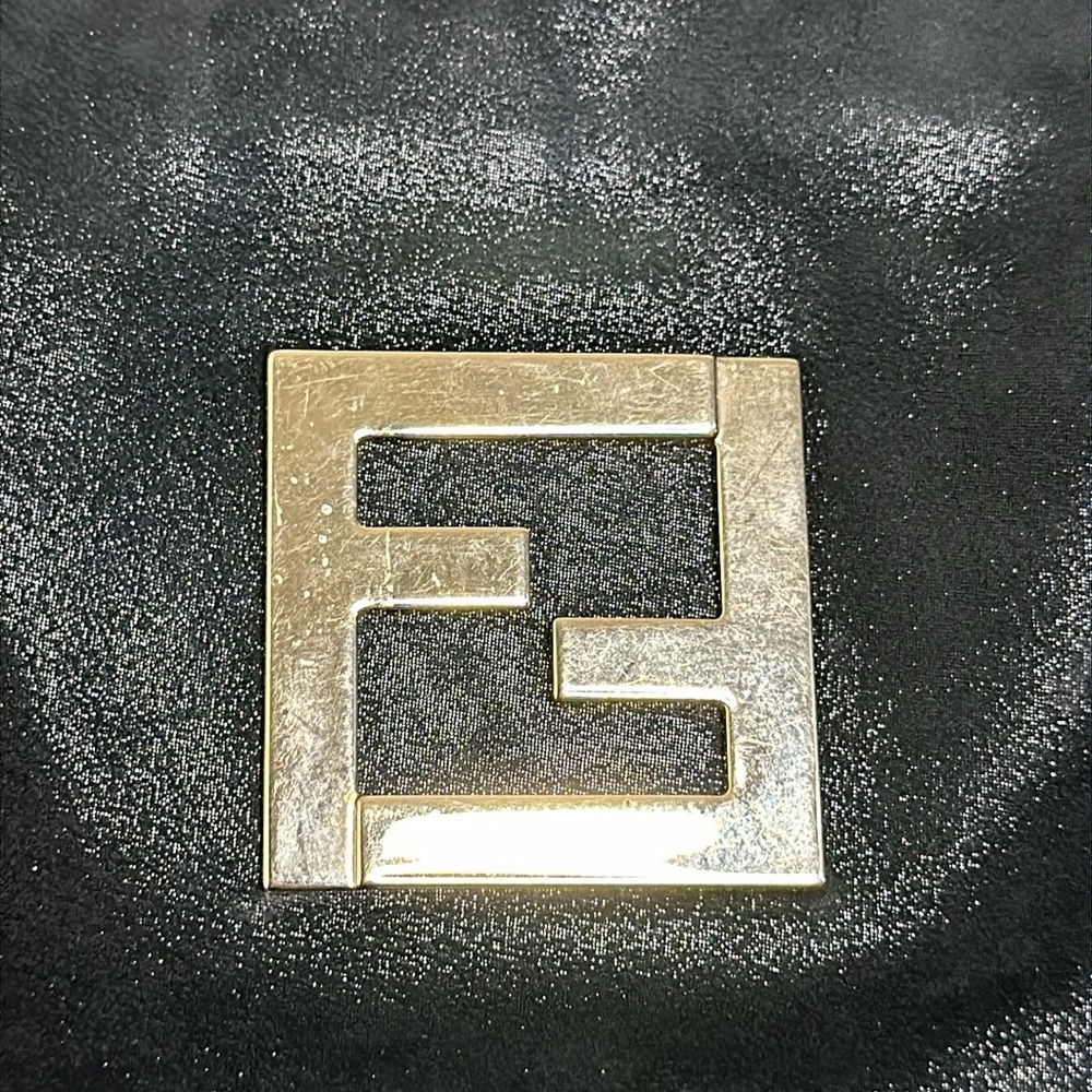 💯Authentic Fendi FF Lampo Chain Shoulder Tote Bag🍀 - Picture 6 of 17